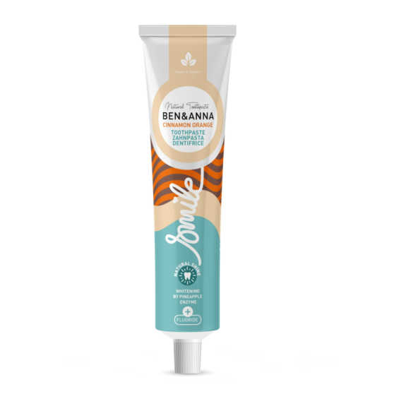 Ben & Anna - Tandpasta Smile met Fluoride Cinnamon Orange