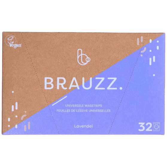 Brauzz - Wasmiddeldoekjes | Wasstrips Lavendel 32 wasbeurten