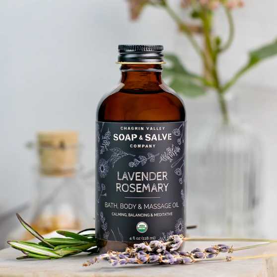 Chagrin Valley - Bath, Body & Massage Oil Lavender Rosemary