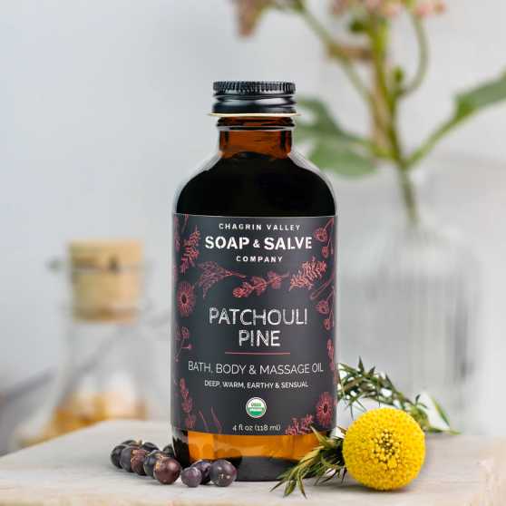 Chagrin Valley - Bath, Body & Massage Oil Patchouli Pine