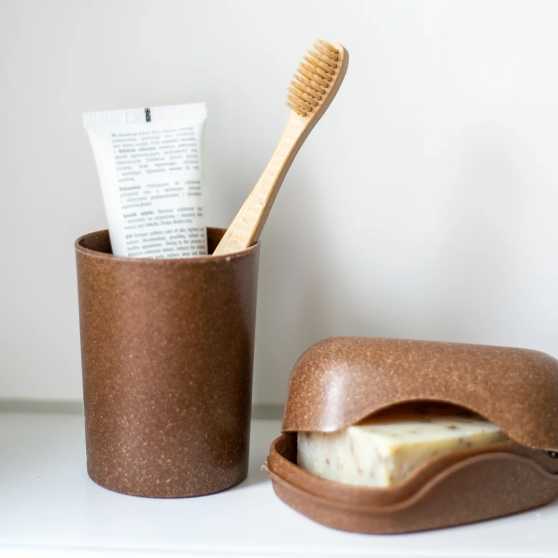 Croll & Denecke Zeepdoosje Beech van vloeibaar hout - biologisch afbreekbaar