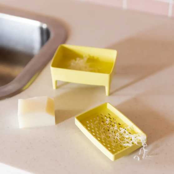 Foekje Fleur Bubble Buddy Zeephouder & Zeeprasp Mellow Yellow