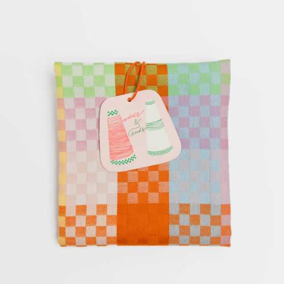 Foekje Fleur Odds & Ends Theedoek (#58A checkered check)