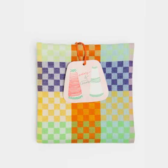 Foekje Fleur Odds & Ends Theedoek (#58B checkered check)