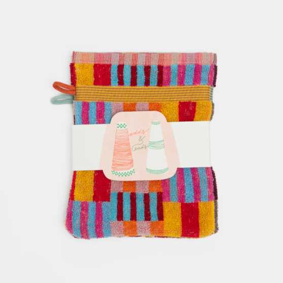 Foekje Fleur Odds & Ends Washand Duo (#47 tulip quilt)
