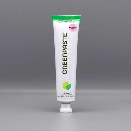 Greenpaste - Tandpasta Original Limoen Pepermunt Fluoridevrij