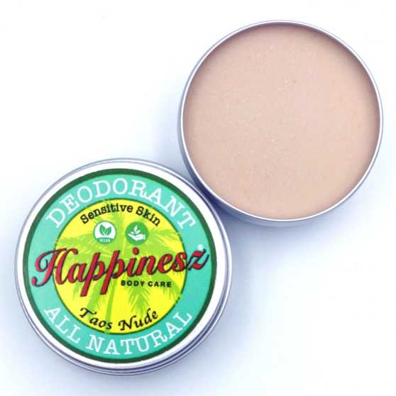 Happinesz - Sensitive Vegan All Natural Deodorant Taos Nude