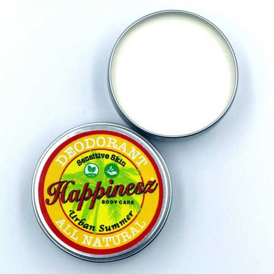 Happinesz - Sensitive Vegan All Natural Deodorant Urban Summer