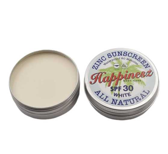 Happinesz - Mineral Zinc Zonnebrandcrème Wit SPF 30