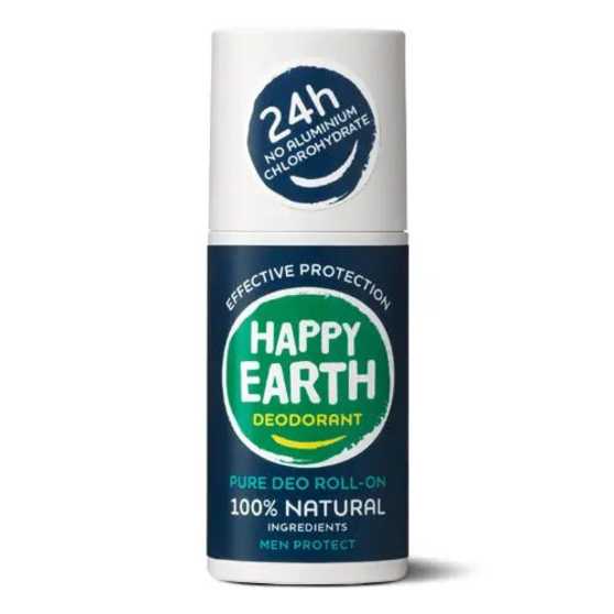 Happy Earth - Natuurlijke Deodorant Roller Men Protect