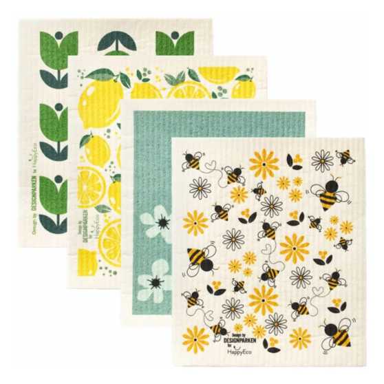 HappyEco Zweedse Vaatdoek Tulpen
