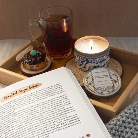 HelemaalShea Geurkaars Cozy cashmere & winter musk