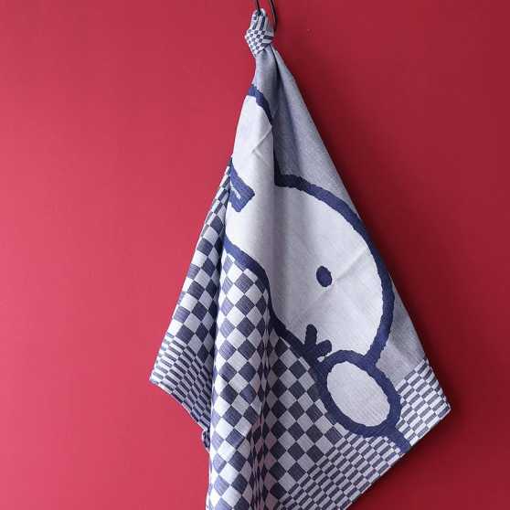 Hollandsche Waaren Theedoek Dick Bruna | Nijntje kijkt