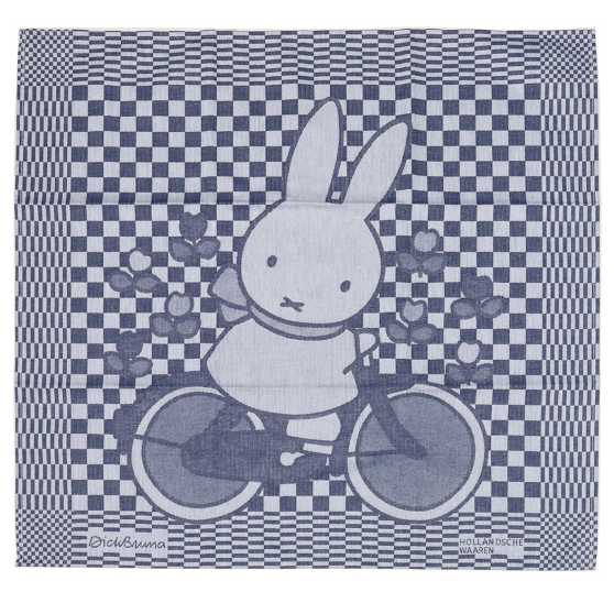Hollandsche Waaren - Theedoek Dick Bruna | Nijntje op fiets