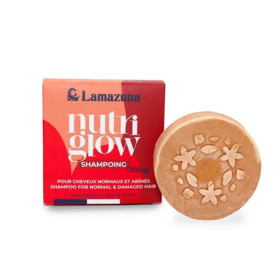 Lamazuna - Nutriglow Shampoo Bar voor normaal haar