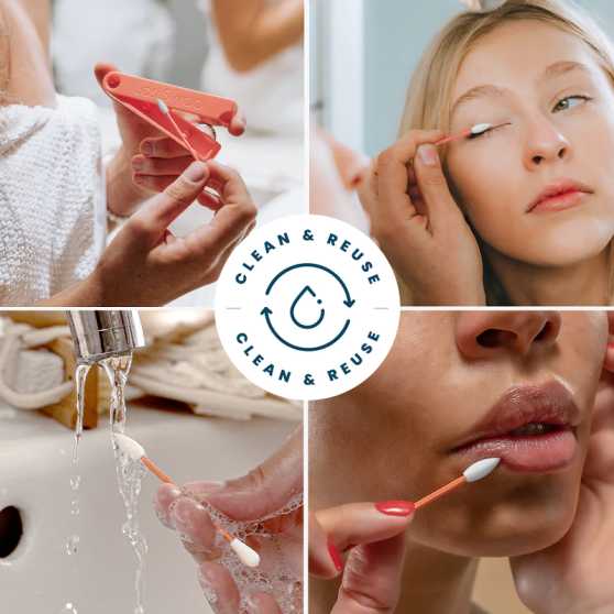 LastObject LastSwab Beauty Black | Herbruikbaar Wattenstaafje voor Make Up