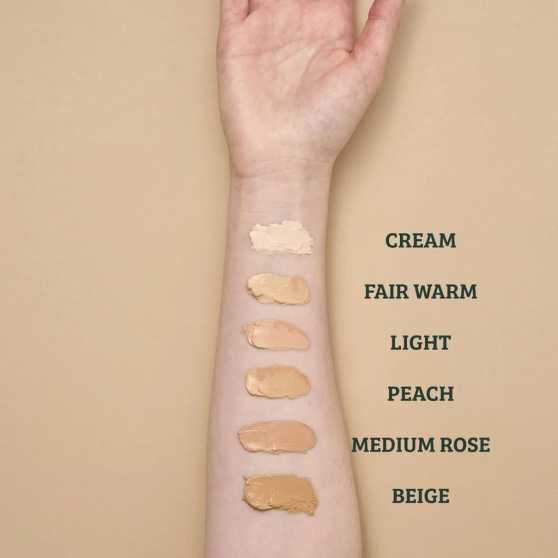 Love Ethical Beauty Natuurlijke Vloeibare Foundation SPF30 Fair Warm