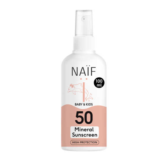 Naïf - Minerale Zonnebrandspray SPF50 voor Baby & Kids