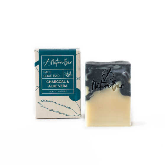 Nature Bar Charcoal & Aloë Vera Face Bar