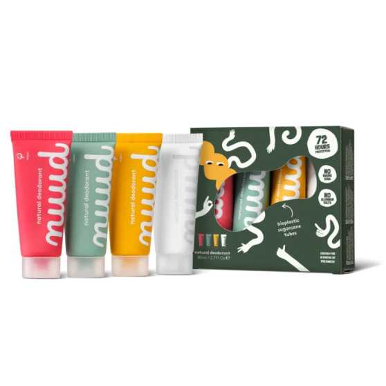 Nuud - Natuurlijke Vegan Deodorant | Family Pack | Nieuwe Formule