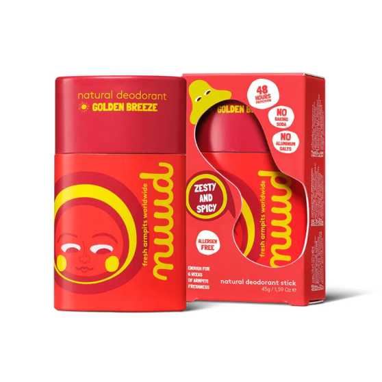 Nuud - Golden Breeze Natuurlijke Vegan Deodorant Stick