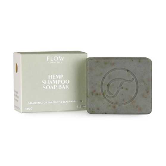 Flow Cosmetics - Hemp - Shampoo bar voor de problematische hoofdhuid
