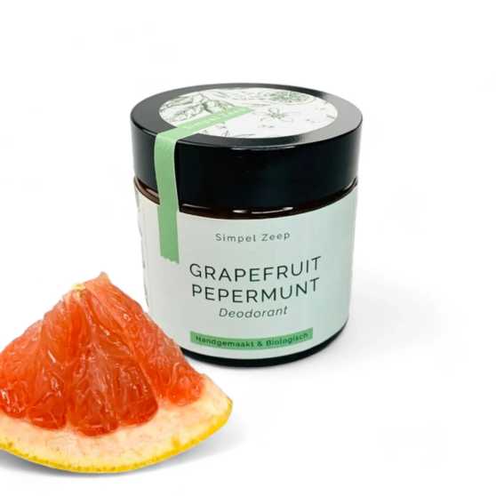 Simpel Zeep Natuurlijke Deodorant Grapefruit & Pepermunt