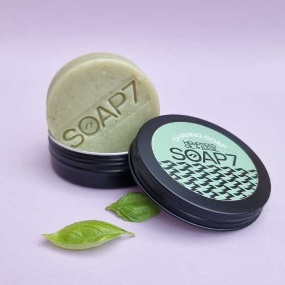 SOAP7 - Hemp Shaving Soap in blik