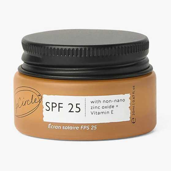UpCircle - Mineral SPF 25 for Face | Vegan & Plastic Free Sunscreen | Travelsize