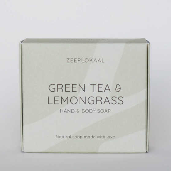 Zeeplokaal - Groene Thee & Citroengras Zeep