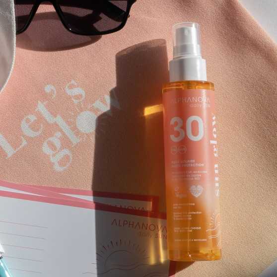 Alphanova Daily Sun Protective Sun Oil SPF30 Sun Glow