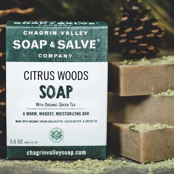 Chagrin Valley - Citrus Woods Green Tea Soap