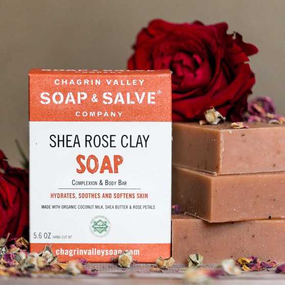 Chagrin Valley - Shea Rose Clay Soap