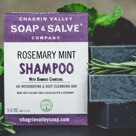 Chagrin Valley - Rosemary Mint Charcoal Shampoo Bar