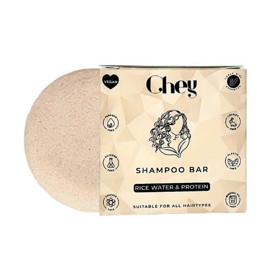 Chey Haircare - Shampoo Bar Rijstwater & Proteïne