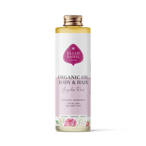 Eliah Sahil - Biologische Jojoba Roos Olie Lichaam & Haar