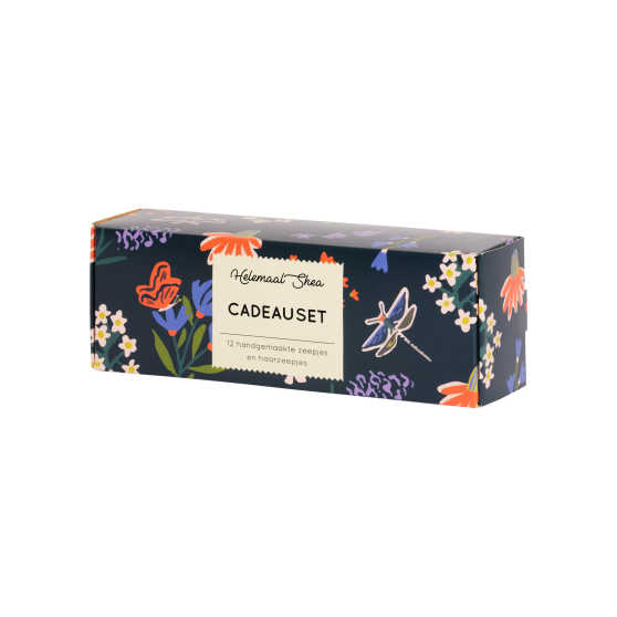 HelemaalShea Cadeauset met 12 Mini Zeepjes