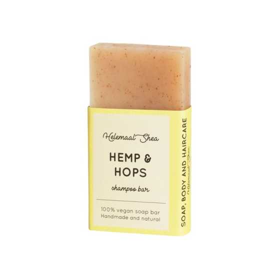 HelemaalShea - Hennep & Hop Haarzeep voor Pluizig Haar - Mini / Tester