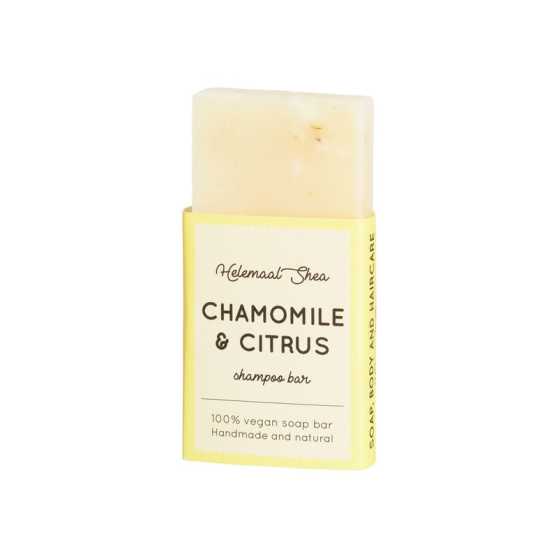 HelemaalShea - Kamille & Citrus Haarzeep voor Vet Haar - Mini / Tester