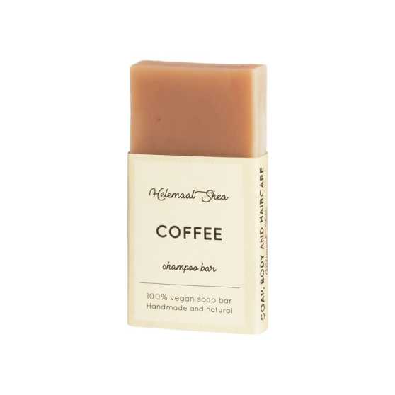 HelemaalShea - Koffie Haarzeep voor Alle Haartypen - Mini / Tester
