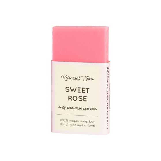 HelemaalShea - Zoete Rozen Haar & Body Zeep - Mini / Tester