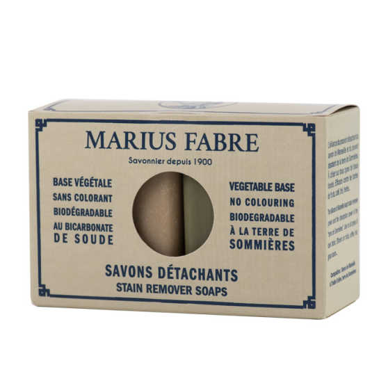 Marius Fabre - Vlekverwijderende Zeep - Zuiveringszout (Baking Soda) & Terre de Sommières