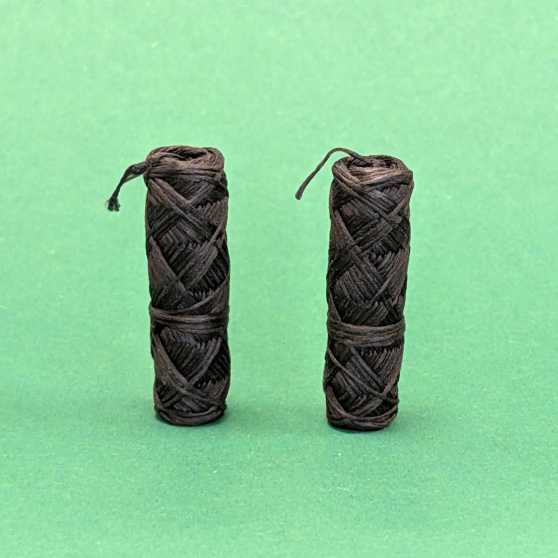 Eigen merk Bamboe Flosdraad Charcoal navulling (2 x 30m)
