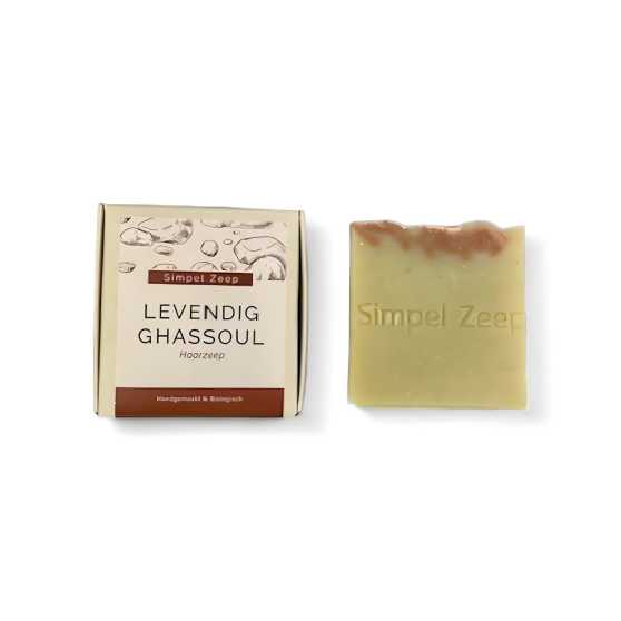 Simpel Zeep - Levendig Ghassoul Haarzeep