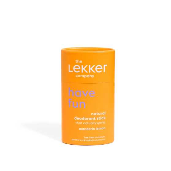 The Lekker Company - Deodorant Stick Have Fun Mandarijn & Citroen