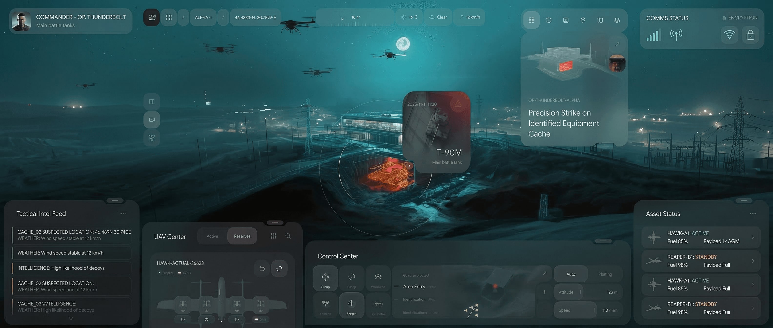 Aether.EW — Autonomous Swarm & Electronic Warfare