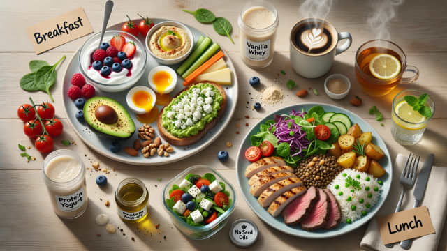 Healthy breakfast and lunch served at the Optimal Health Summit