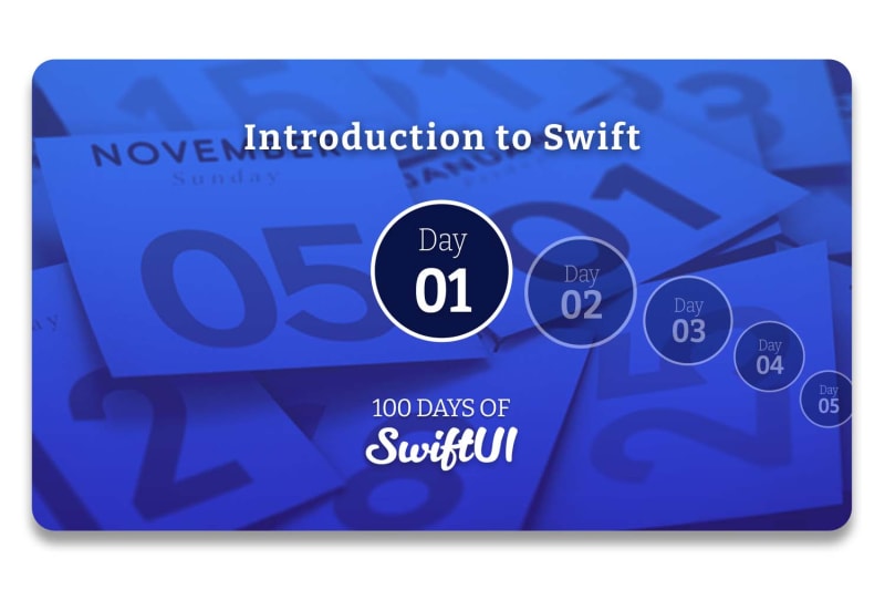 Day 1 – 100 Days of SwiftUI