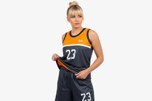 Reversible basketball shirt
