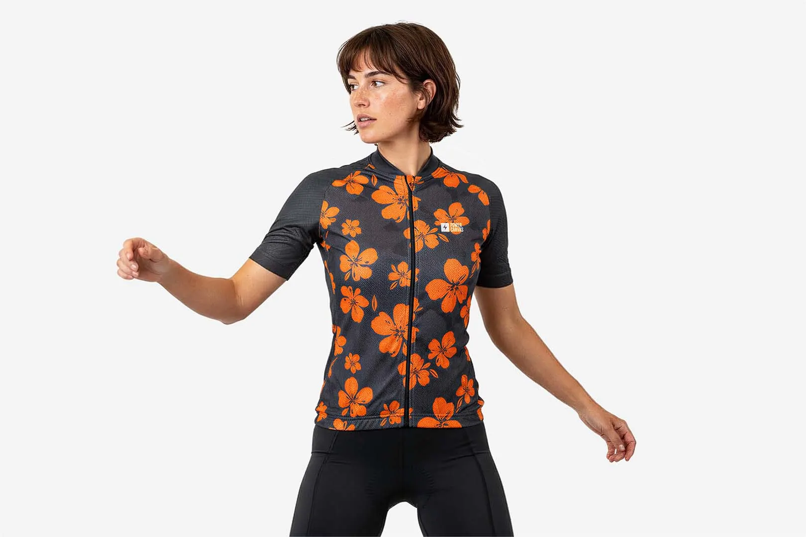 Koszulka rowerowa z długim zamkiem